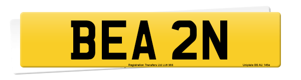Registration number BEA 2N
